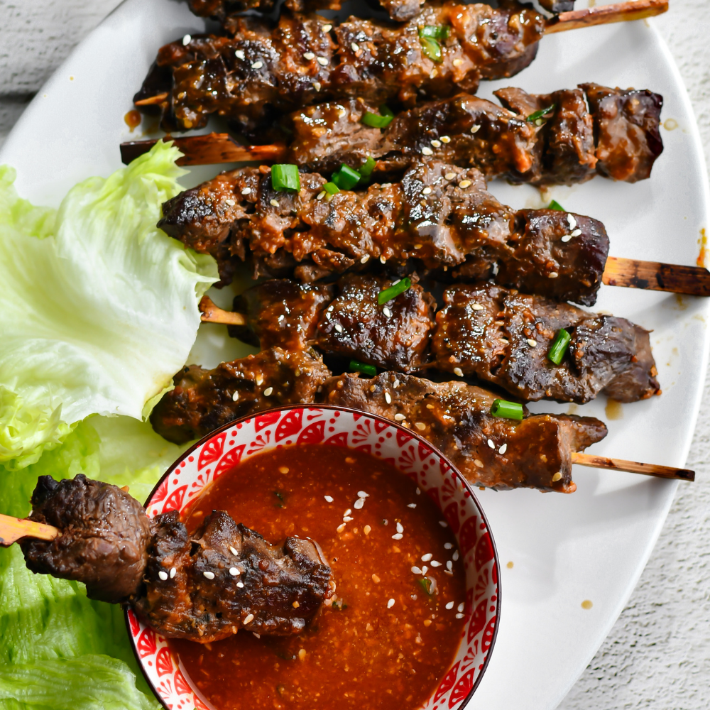 Recipe Korean beef skewers Hudson Meats
