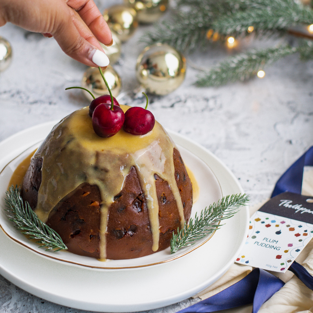 Recipe Plum Pudding with Brandy Caramel Sauce Hudson Meats