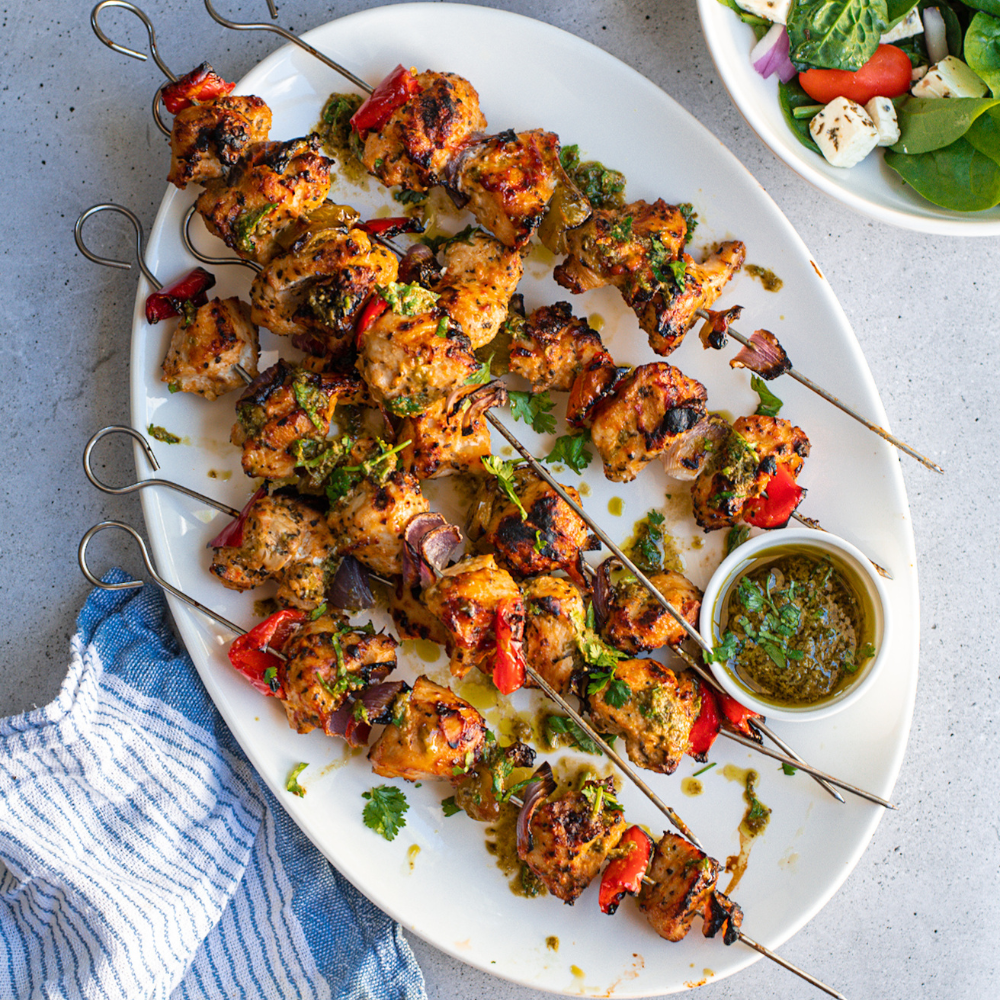 Recipe : BBQ Chicken Skewers