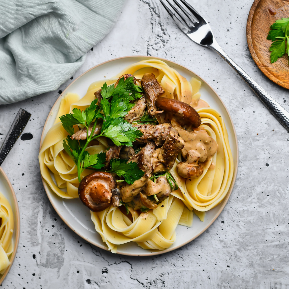 Recipe Beef Stroganoff with Pappardelle Recipe Hudson Meats