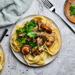 Recipe : Beef Stroganoff with Pappardelle Recipe