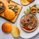 Recipe : Grilled Whiskey Pork Neck Brioche Buns