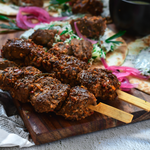 Recipe : Lamb Skewers with Couscous and Mint Dressing