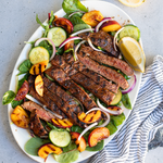 Recipe : Grilled Skirt Steak with Nectarine Salad