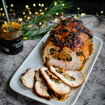 Recipe : Roast turkey breast with chestnut and cranberry stuffing