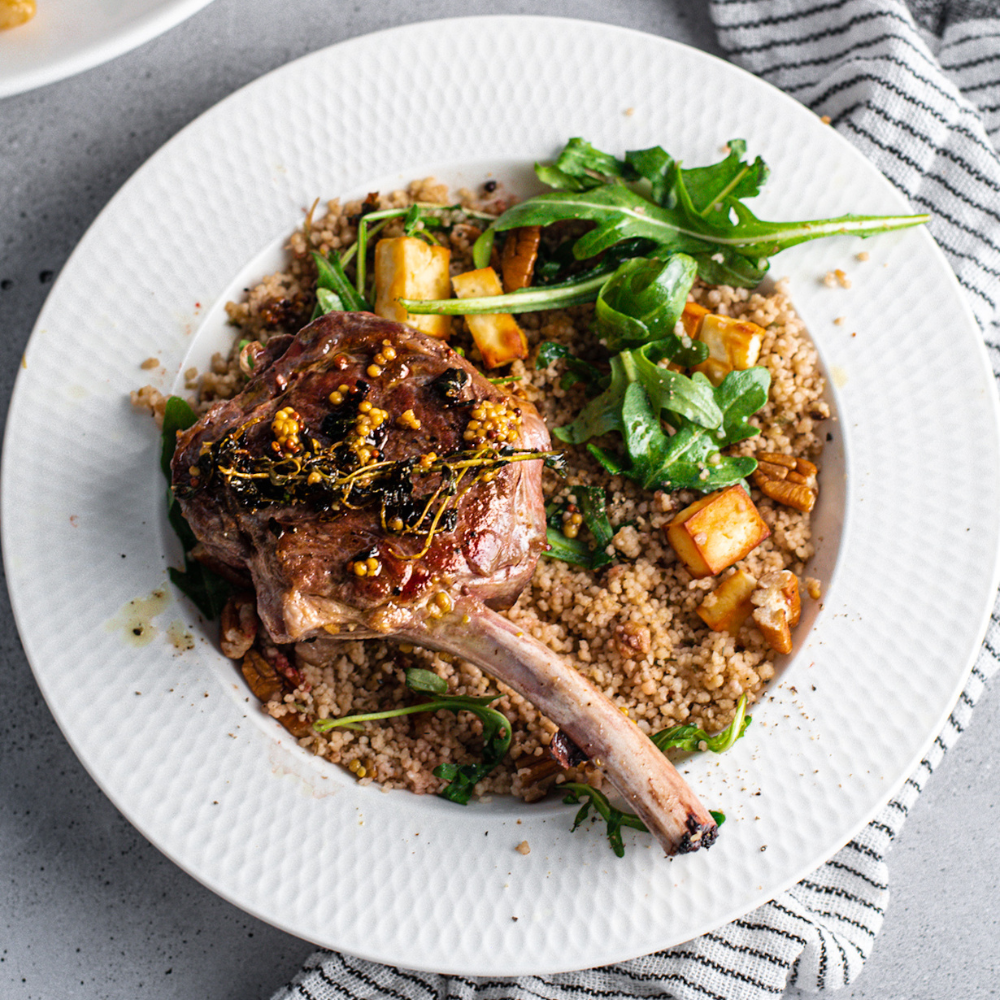 Recipe : Veal Cutlet with Couscous Salad