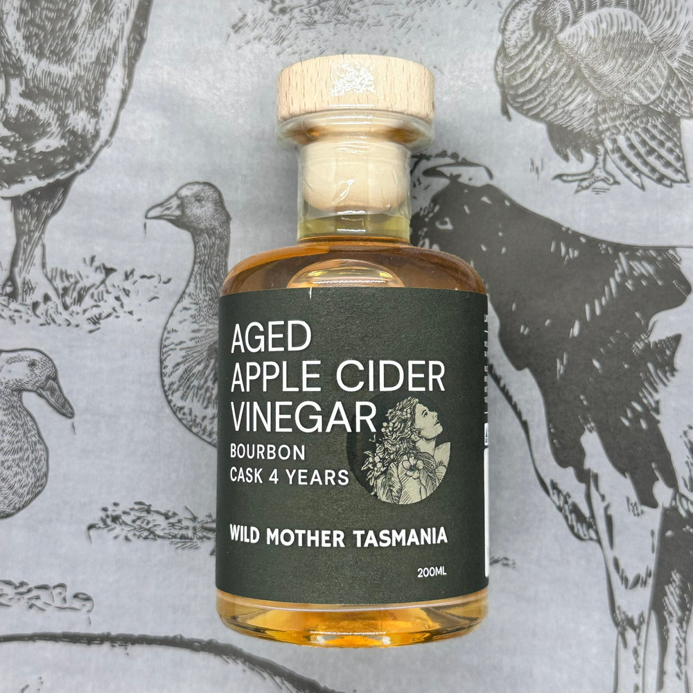 Aged Apple Cider Vinegar Bourbon Cask | Wild Mother of Tasmania