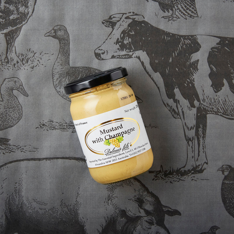 Delouis Fils Mustard with Champagne
